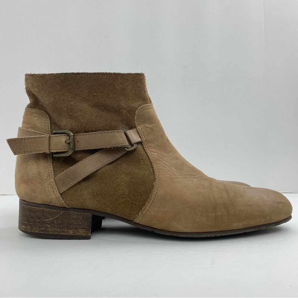 La Scarpa size 40/9.5 Women’s Brown Leather Buckle Ankle Booties Boots